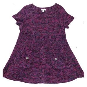 Style & Co Swing Cable Knit Sweater Dress